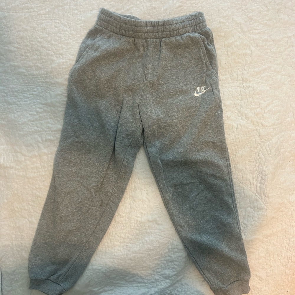Nike Kids Heather Gray Sweatpants